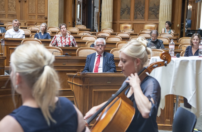1. August im Parlamentsgebäude