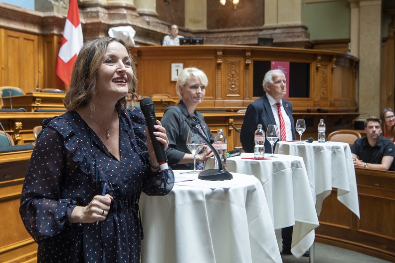 1. August im Parlamentsgebäude
