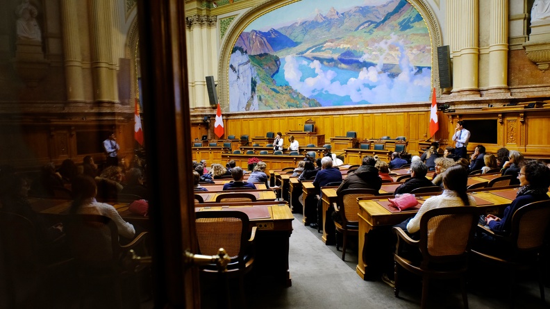 Museumsnacht Bern 2018 im Bundeshaus