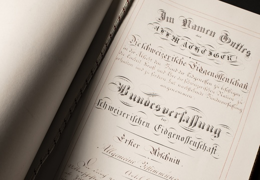 Bundesverfassung - Constitution