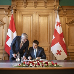 Offizieller Besuch Shalva Papuashvili, Vorsitzender des georgischen Parlaments